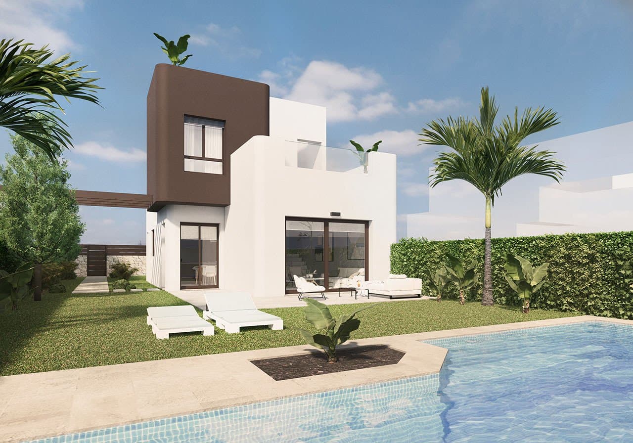 Exklusive Villen mit 3 Schlafzimmern, 3 Bädern, Dachterrasse, Kfz-Stellplatz und Privatpool in der sehr schönen Golfanlage Lo Romero Golf