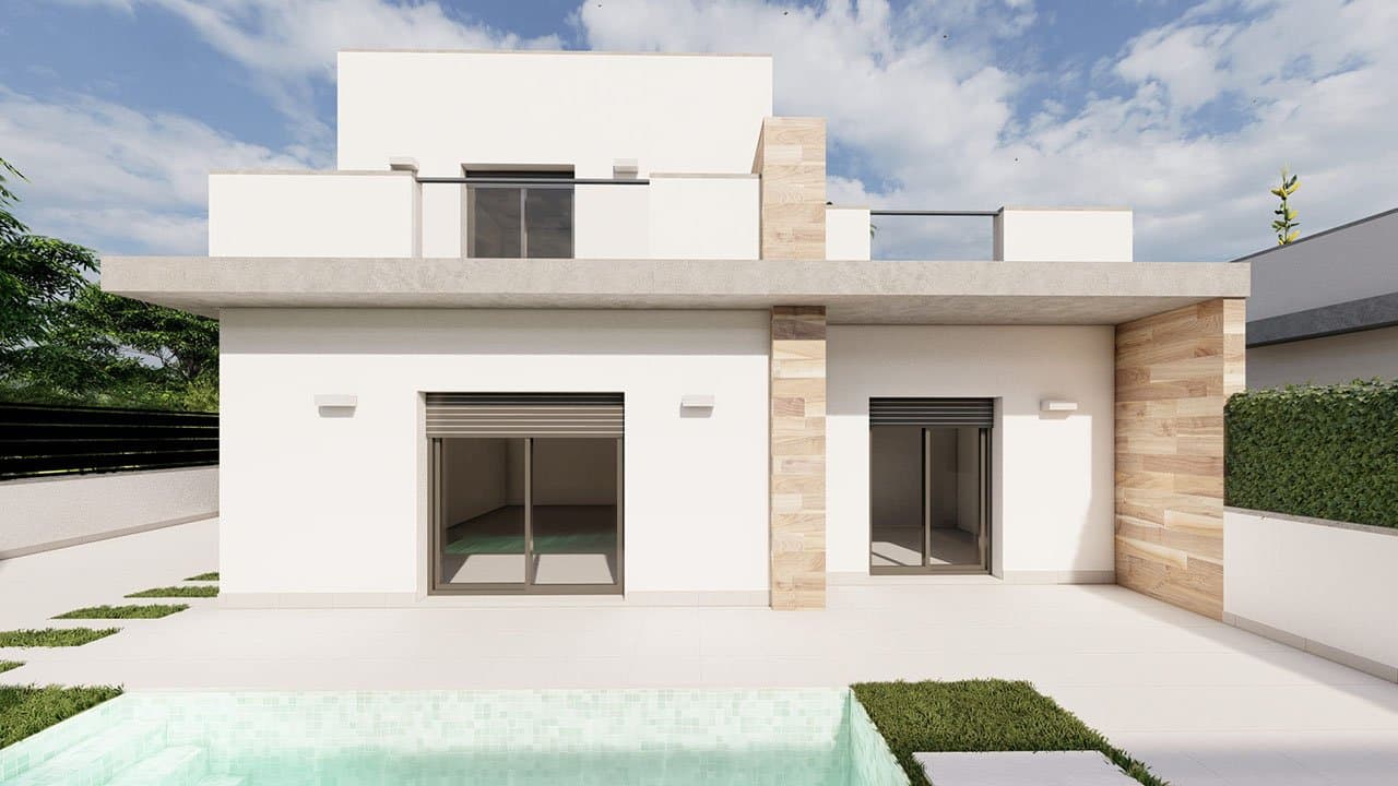 Moderne Villen mit 3 Schlafzimmern, 3 Bädern, Dachterrasse und Privatpool