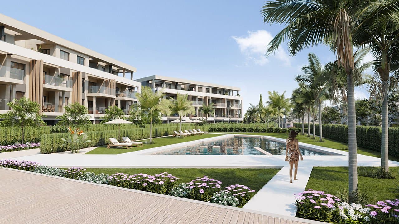 Fantastische Penthouse-Wohnungen mit 3 Schlafzimmern, 2 Bädern, Tiefgaragenstellplatz und Gemeinschaftspool im Santa Rosalía Lake and Life Resort