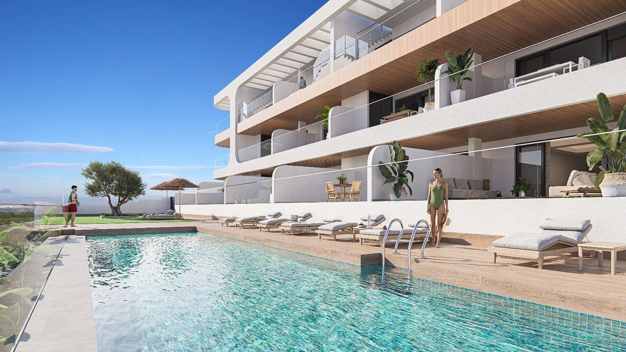 Appartements mit 3 Schlafzimmern, 2 Bädern, Tiefgaragenstellplatz und Gemeinschaftspool