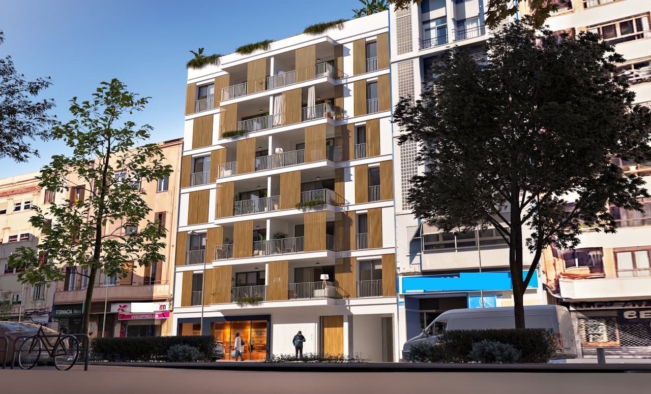Appartements mit 2 Schlafzimmern, 2 Bädern, Klimaanlage und optionalem Tiefgaragenstellplatz im Zentrum von Palma de Mallorca